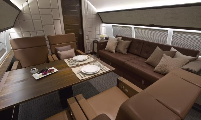 Comlux delivers the first EASA-certified cabin for a Sukhoi Business Jet